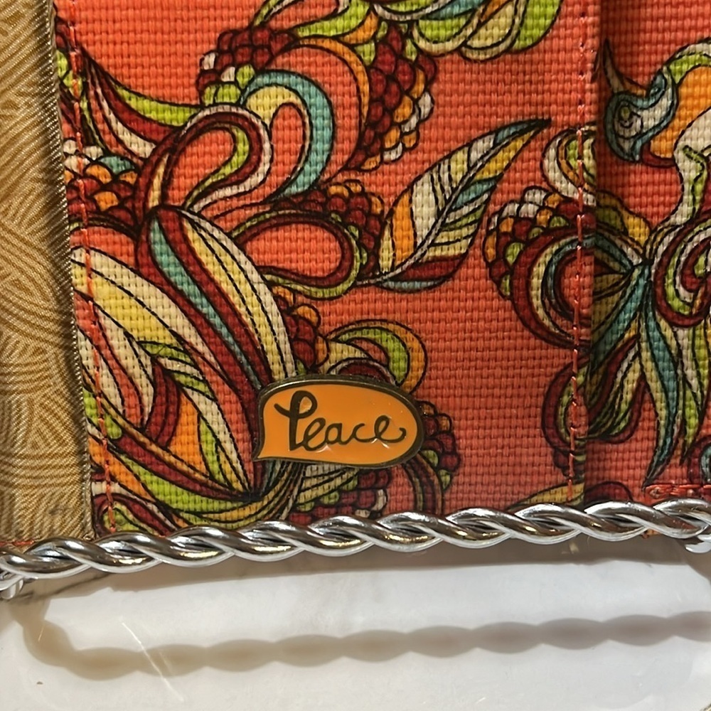 Sakroots Women's Artist Circle Trifold Wallet, Coral Treehouse, One Size - Picture 7 of 14